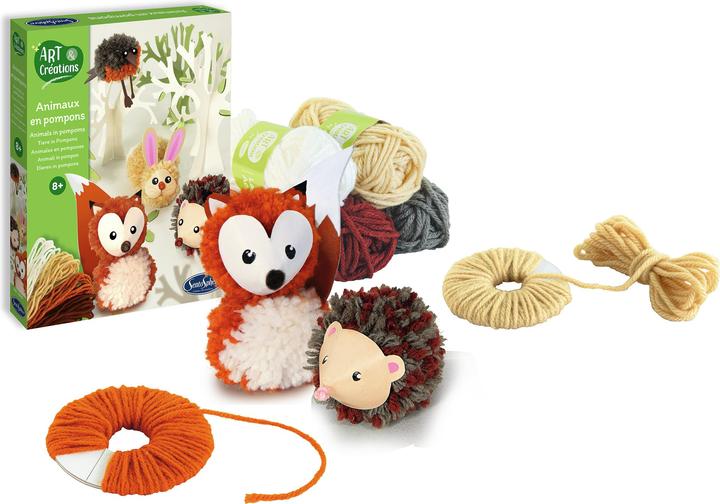 Immagine prodotto Sentosphere Set di animali da ricamo con pompon
