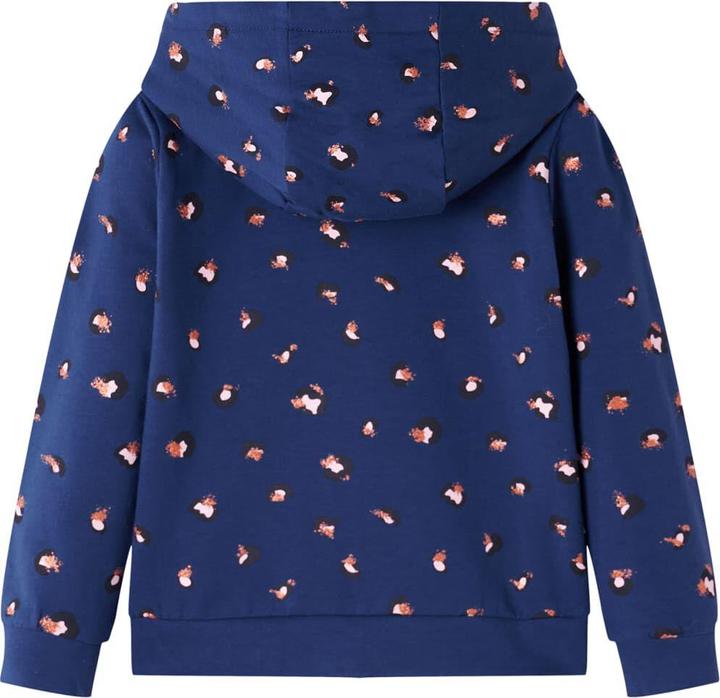 Produktbild VidaXL Kinder-Kapuzenpullover Marineblau 92,Material: 95 (92)