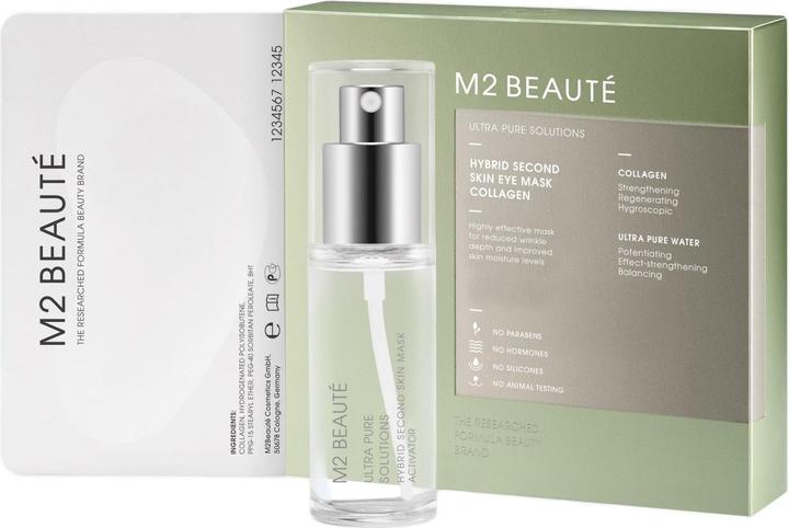 Actual product image M2 Beauté Ultra Pure Solutions Hybrid Second Eye Mask Collagen (30 ml)