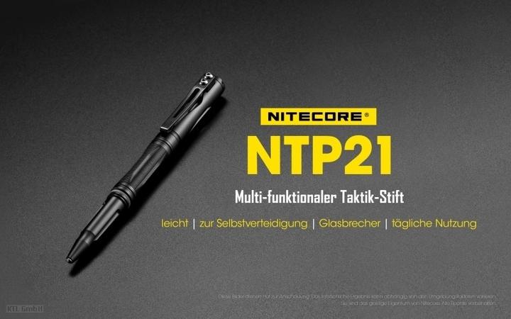 Produktbild Nitecore Tactical Pen NTP21 (Schwarz, 1 x)