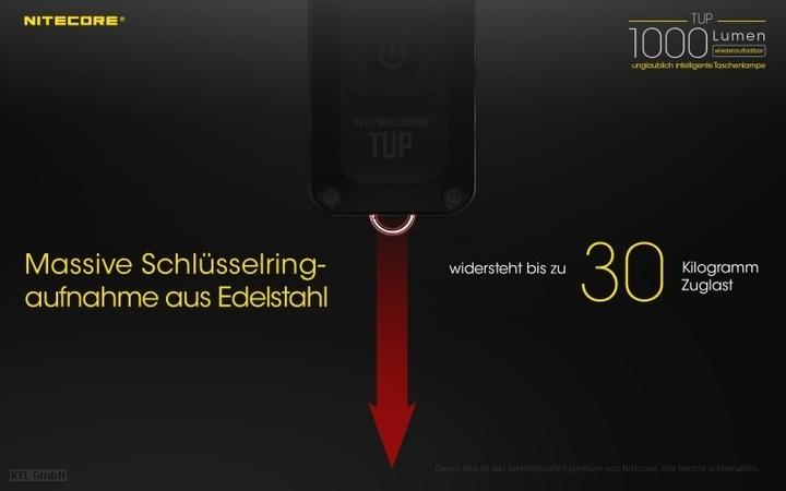 Produktbild Nitecore TUP - schwarz (7.03 cm, 1000 lm)