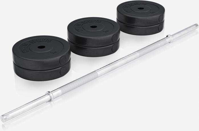 Image du produit Gorilla Sports Ensemble d'haltères longs en plastique 38kg-70kg