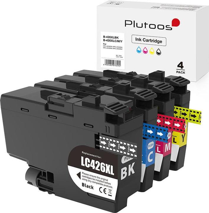 Produktbild Plutoos Brother LC-426 Patrone kompatibel, 4erFarbset