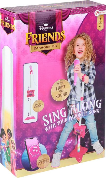 Actual product image Toi-Toys Princess Friends karaoke set with smartphone connection