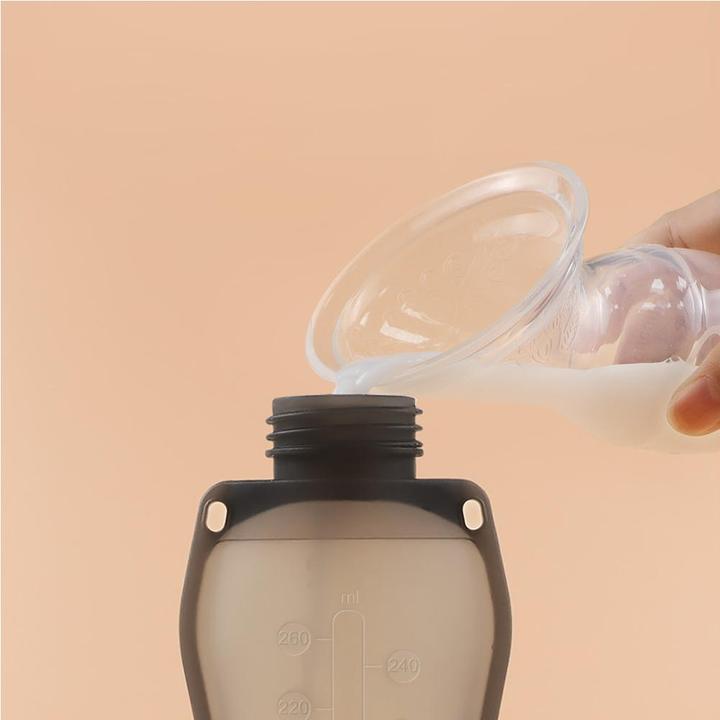 Image du produit Haakaa Kit de pompage et de rangement On-the-go - Bleu acier