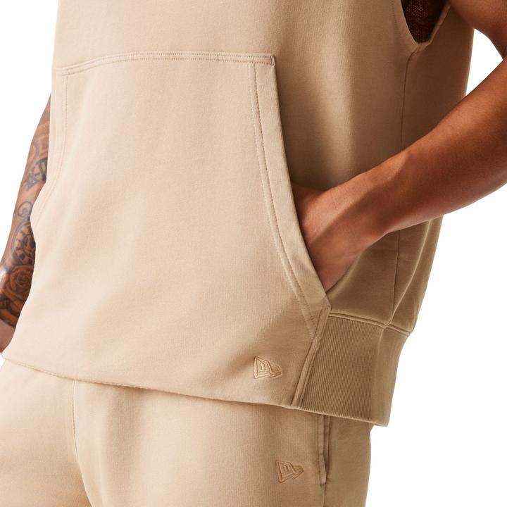 Actual product image New Era Sleeveless Hoody - WASHED Chicago Bulls beige - L (L)