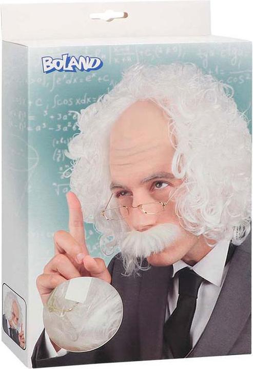 Image du produit Boland Perruque Einstein : avec lunettes et moustache