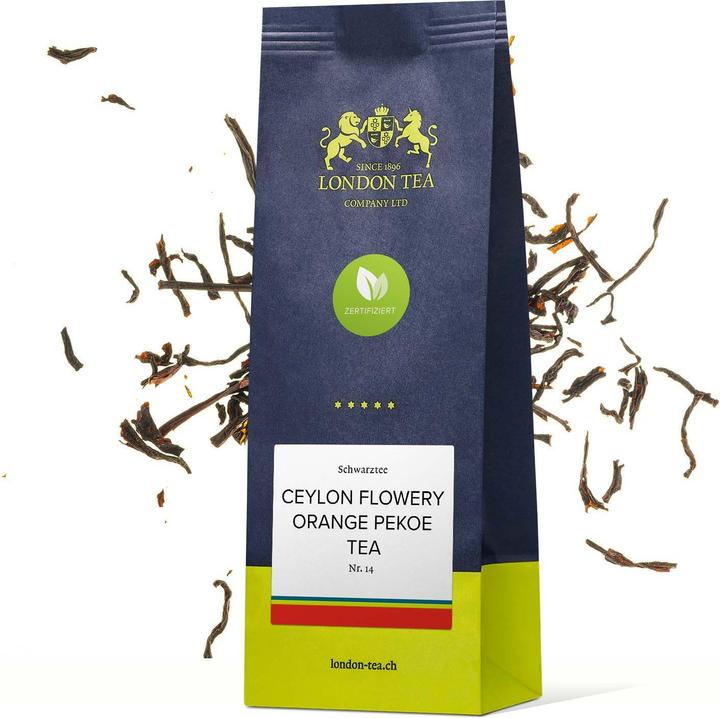 Produktbild London Tea Ceylon Flowery Orange Pekoe Tea Bio (80 g)