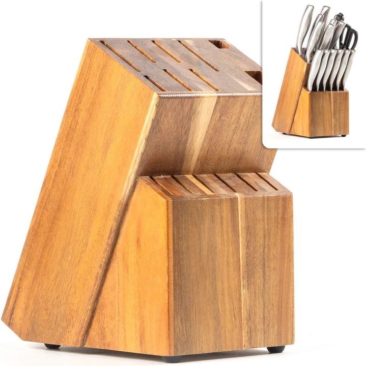 Actual product image Coninx Acacia Wood Knife Block