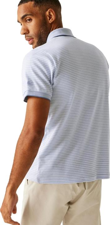 Actual product image Regatta Mens Tiver Striped Polo Shirt (L)