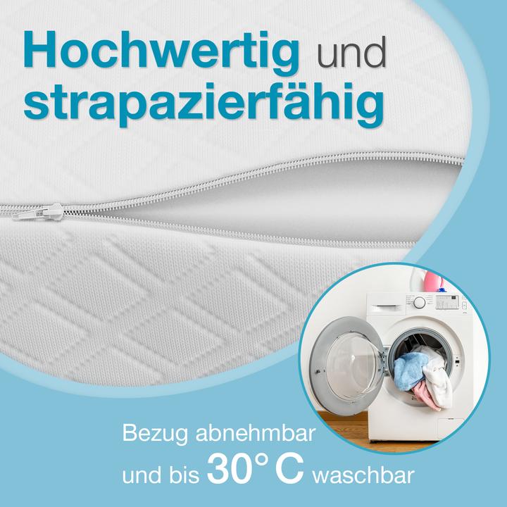Produktbild Bestschlaf Venenkissen Beinhochlagerungskissen aus Memory Foam, Beinkissen zur Entlastung, Lagerungskissen mit (20 x 65 x 40 cm)