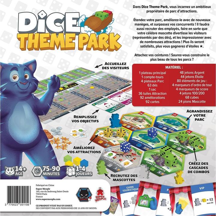 Image du produit Super Meeple Dice Theme Park f (Français)