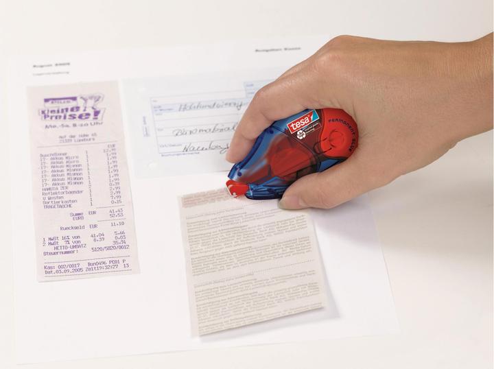 Actual product image tesa Adhesive roller permanent, refillable