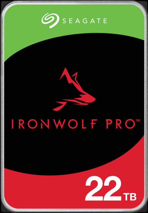 Actual product image Seagate IRONWOLF PRO 22TB SATA 3.5IN 7200RPM NAS (22 TB, 3.5")