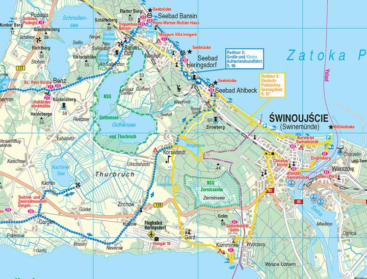 Produktbild InselTrip Usedom mit Swinemünde und Wollin (Deutsch, Anna Brixa, Martin Brand, 2024)