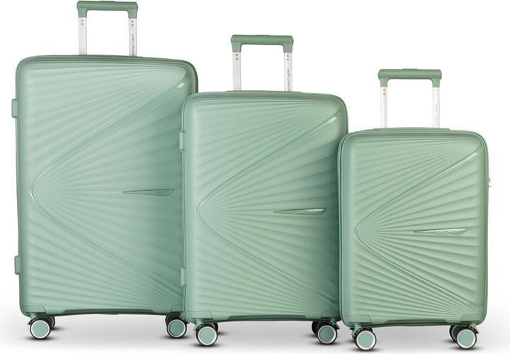 Immagine prodotto Worldpack Vegas 4 Rollen Kofferset 3-teilig (173 l, XL (da 115l))