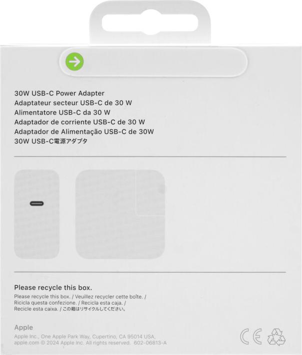 Immagine prodotto Apple USB-C Power Adapter (30 W)