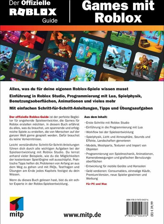 Image du produit Games mit Roblox (Allemand, Roblox Corporation, 2022)