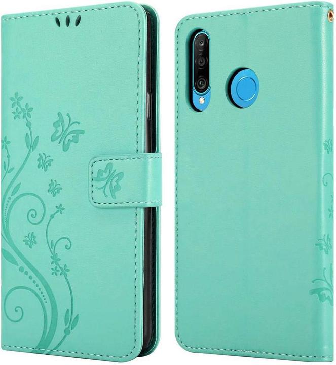 Productafbeelding Cadorabo Bloemen Boekomslag (Huawei P30 Lite)