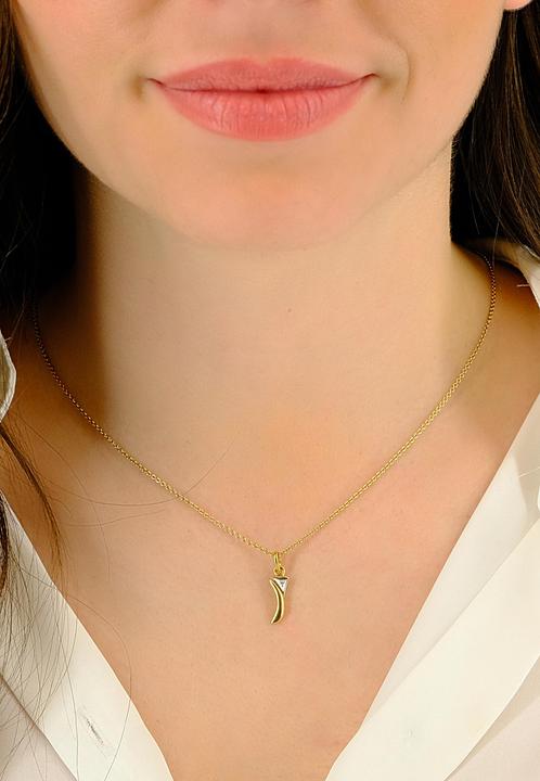 Actual product image Muau Letter (750/18 K Yellow gold)