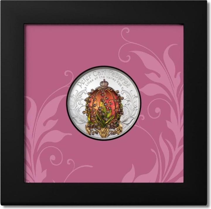 Actual product image CIT Coin Invest Silber Fabergé - Lilies of the Valley 2 oz PP - High Relief 2025 (999.90, 2025)