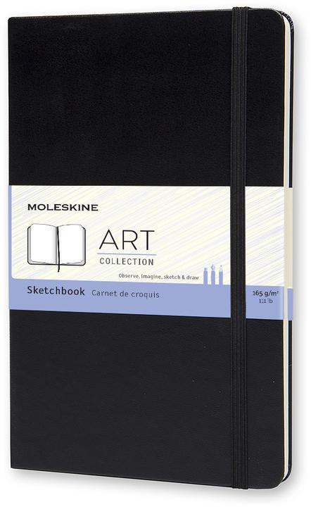 Image du produit Moleskine Sketchbook (A5, Blanc, Couverture rigide)