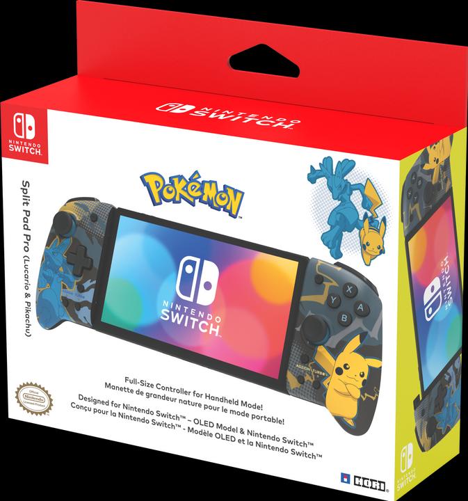 Actual product image HORI Split Pad Pro - Pikachu + Lucario (Switch OLED, Switch)