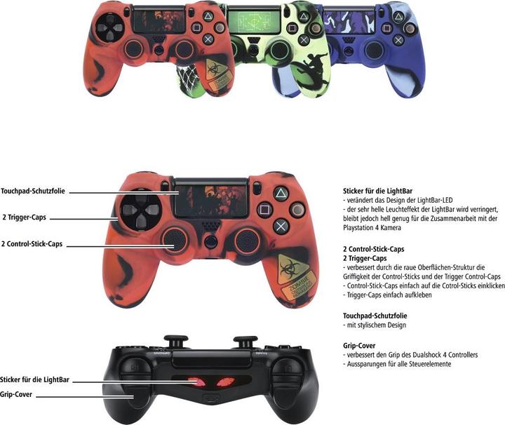 Image du produit Hama 7in1 Set d'accessoires Undead (PS4)