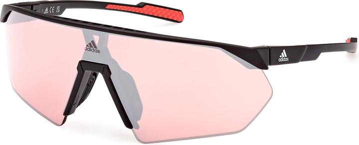 adidas Women's SP0076 Cat. 2 (VLT 28%) (Mat Black, Matte Black Ink)