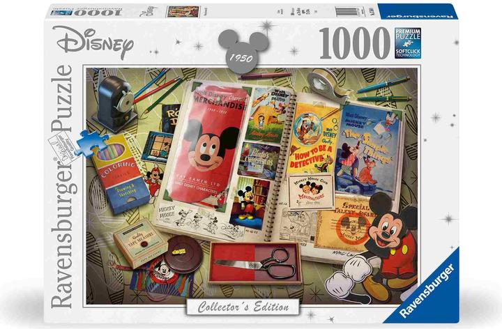 Actual product image Ravensburger Puzzle 17584 - 1950 Mickey Anniversary - 1000 pieces Disney jigsaw puzzle for adults and children (1000 pieces)