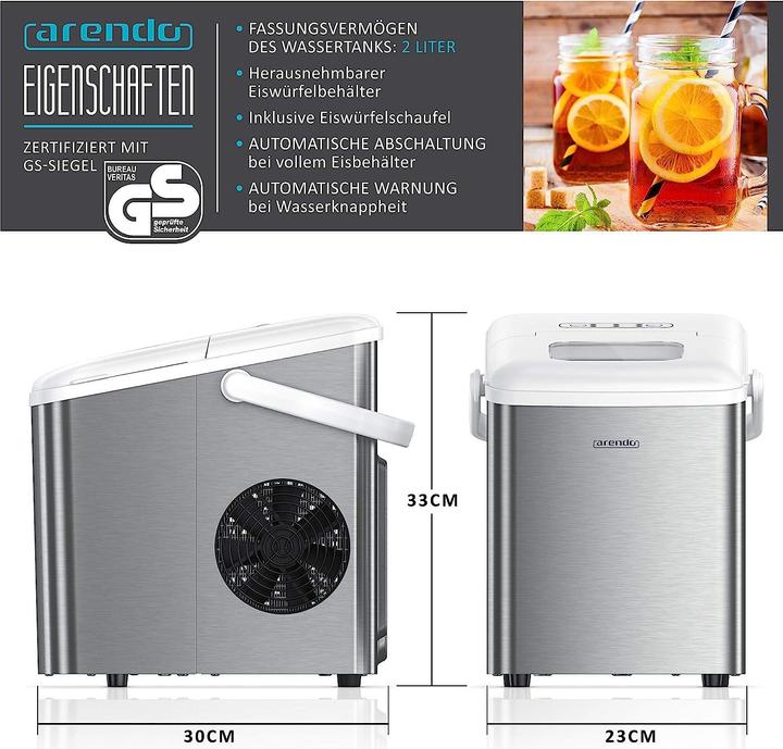 Produktbild Arendo Eiswürfelmaschine