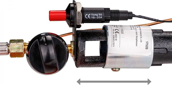 Actual product image Dema Gas Dreibeinkocher Campingkocher Gaskocher Outdoor 3-Bein Hockerkocher 10,5 kW