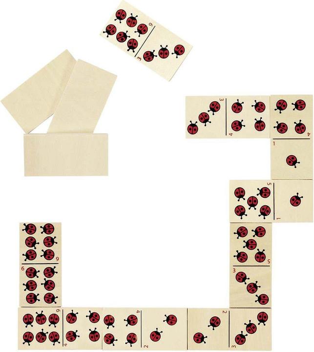 Actual product image Goki Dominogame Ladybird (German)