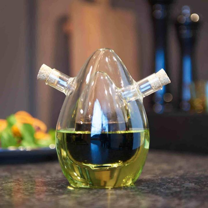 Actual product image Leonardo Oil & Vinegar Dispenser Cucina 2 in 1 oval (0.64 ml)