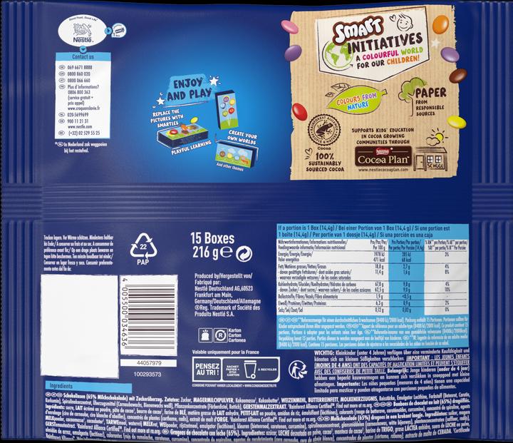 Produktbild Nestlé SMARTIES Mini 216g (245 g)