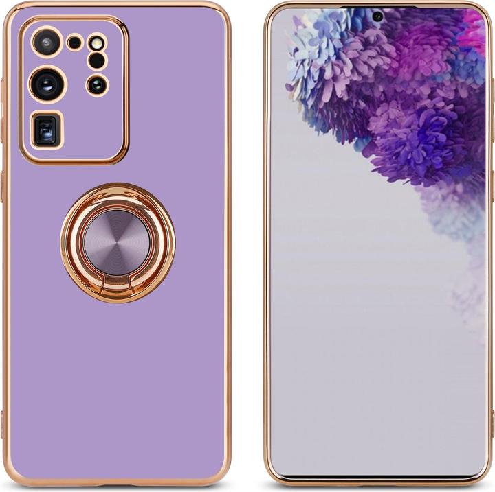 Produktbild Cadorabo Hülle für Samsung Galaxy S20 ULTRA im TPU mit Kameraschutz und Ring LM089 Style (Samsung Galaxy S20 Ultra)