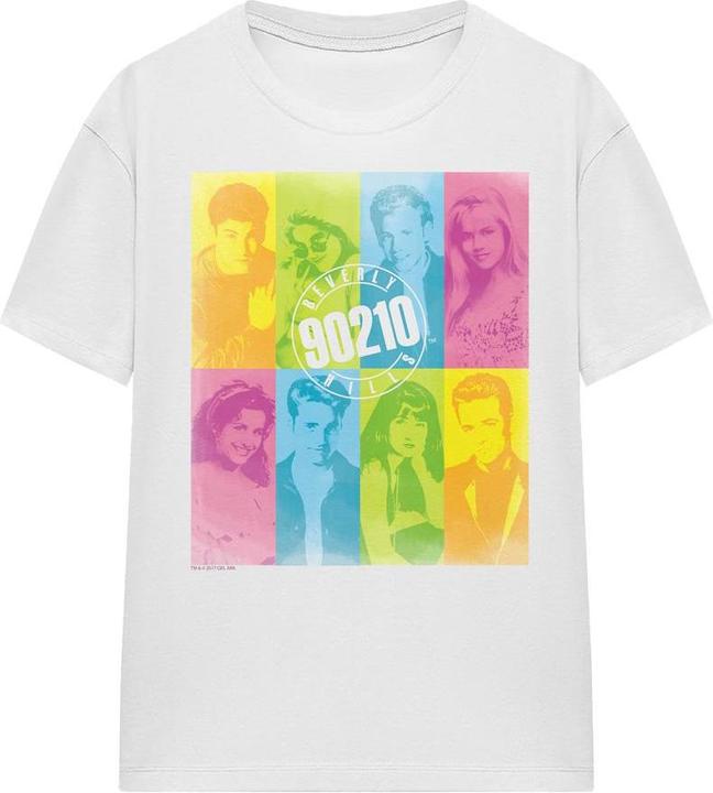 Actual product image 90210 Unisex Adult Color Block of Friends T-Shirt (XXL)