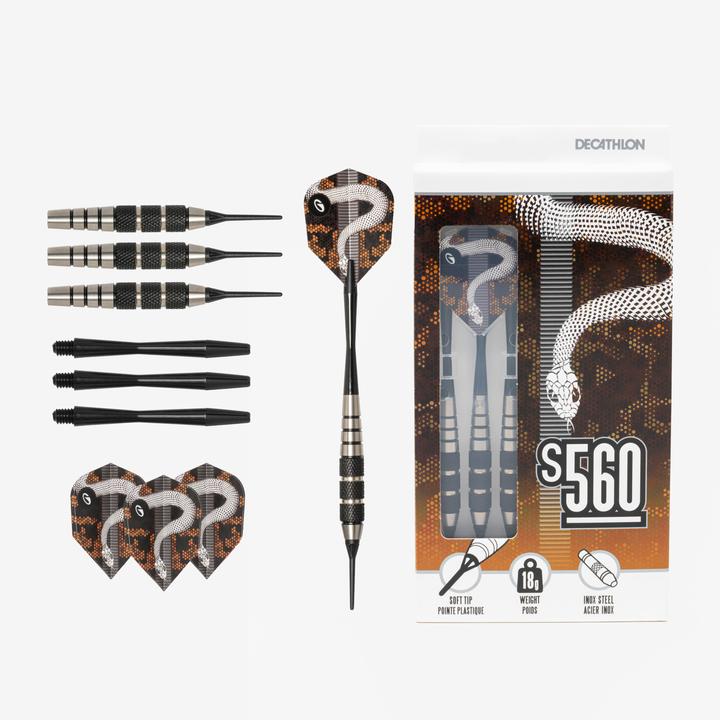 Produktbild Canaveral Dartpfeile S560 Softdart 3 Pfeile Kunststoffspitzen (104 g)
