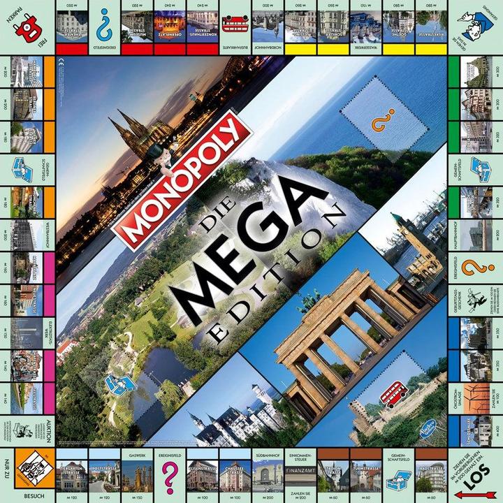 Produktbild Winning Moves Monopoly jeu de plateau Mega (2nd Edition) *ALLEMAND* (Deutsch)