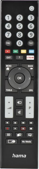 Produktbild Hama Universal-Fernbedienung für Grundig TVs, IR, lernfähig, leuchtende Tasten (Universal Fernbedienung, Infrarot)