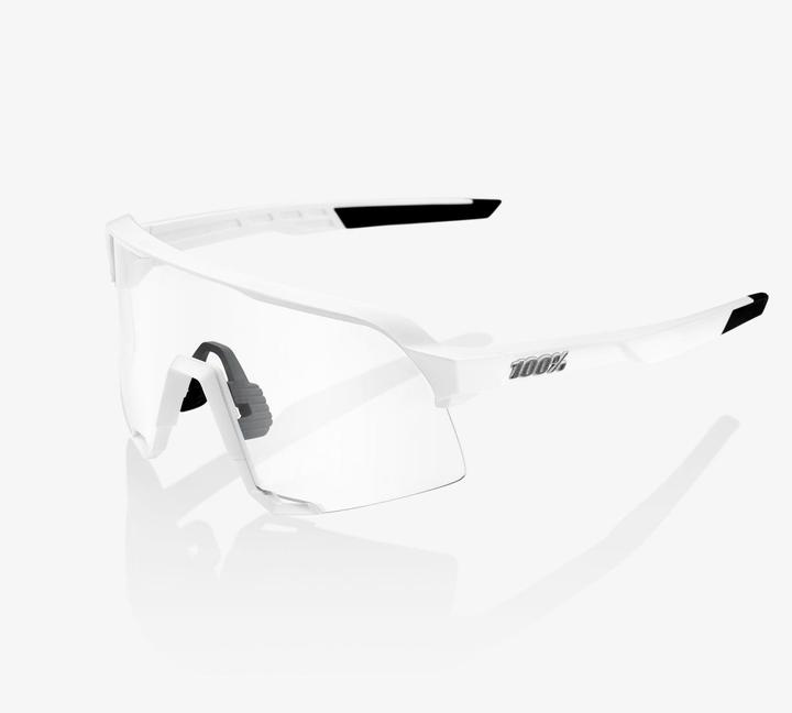 Actual product image 100% S3 Glasses Matte White (Mat white, Silver)