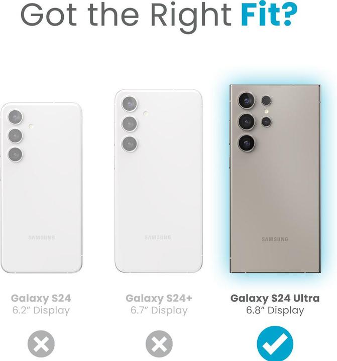 Actual product image speck Presidio2 Grip - Samsung Galaxy S24 Ultra Hülle (Küstenblau / Staubgrau) (Samsung Galaxy S24 Ultra)