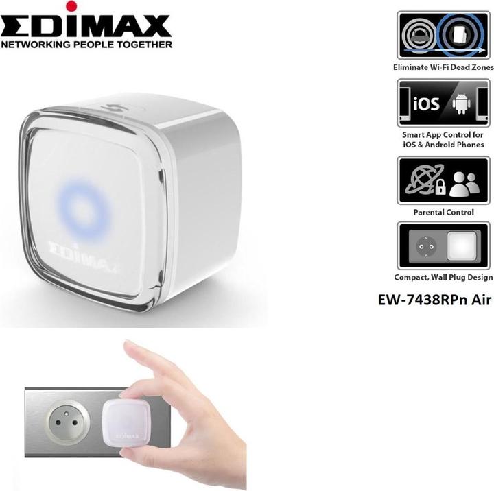 Actual product image edimax EW-7438RPn Air (300 Mbit/s)