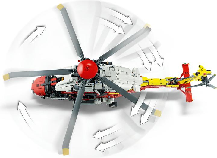 Actual product image LEGO Airbus H175 rescue helicopter (42145, LEGO Technic)
