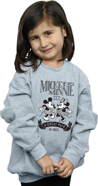 Produktbild Disney Mickey And Minnie Mouse Great Pair Sweatshirt Mädchen (140, 146)
