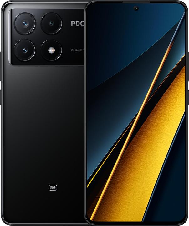 Xiaomi Poco X6 Pro (256 GB, Black, 6.67", Dual SIM, 64 Mpx, 5G)