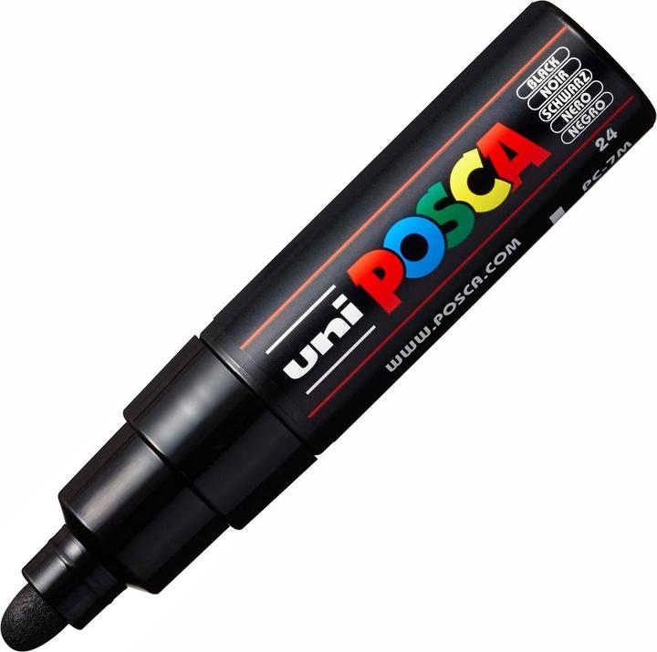 Immagine prodotto Posca Marchio PC-7M a punta tonda (Nero, 5.50 mm, 1 x)