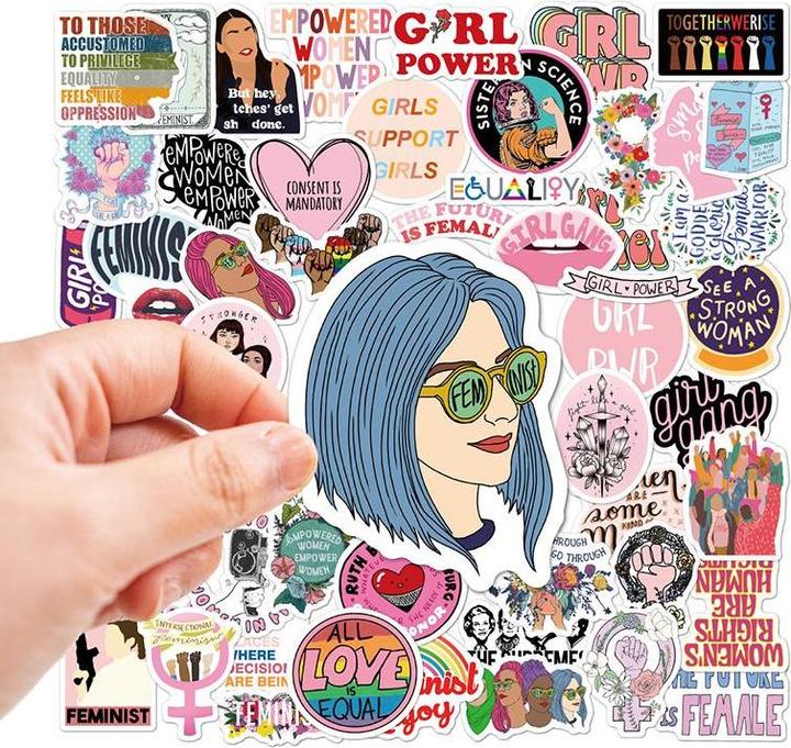 Image du produit JTI Autocollants - Girl Power - 50 pièces