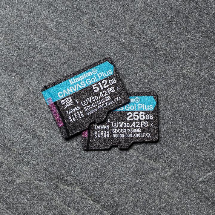 Image du produit Kingston Canvas Go Plus (512 Go, microSDXC, U3, UHS-I)