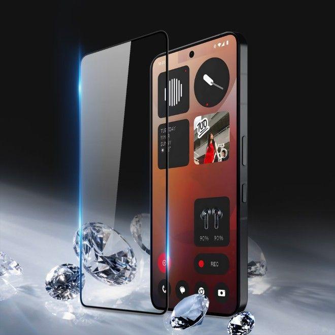 Image du produit Dux Ducis - Tempered Glass - Nothing Phone (3a) / (3a) Pro - Black (1 pièce(s), Nothing Phone (3a) Pro)